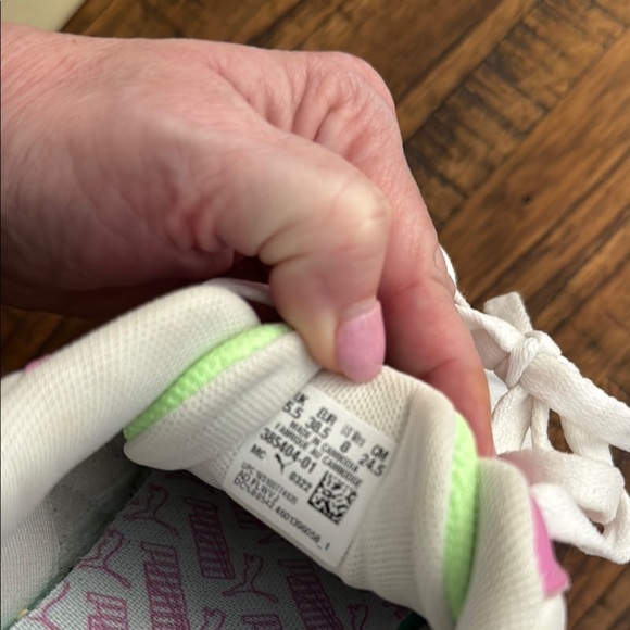 Puma The City Rider Sneakers Multicolor Women's pink green orange white size 8 - Picture 8 of 13